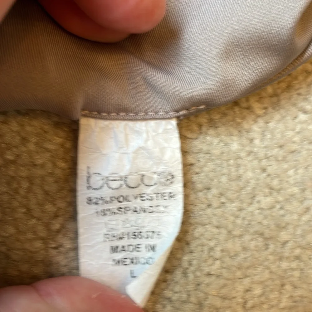 Becca reversible tank style tan to black tank style bikini top